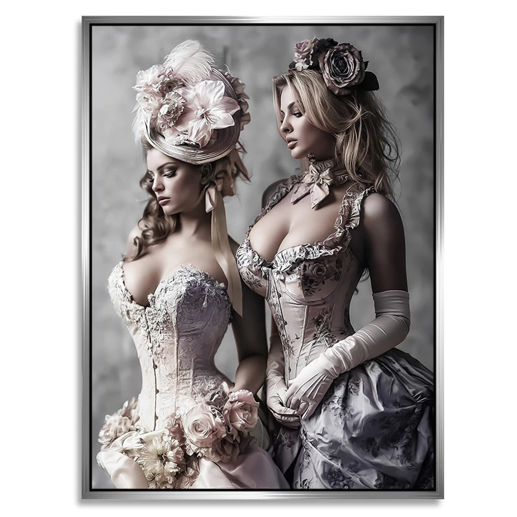 Rosen Damen Alu Dibond Wandbild