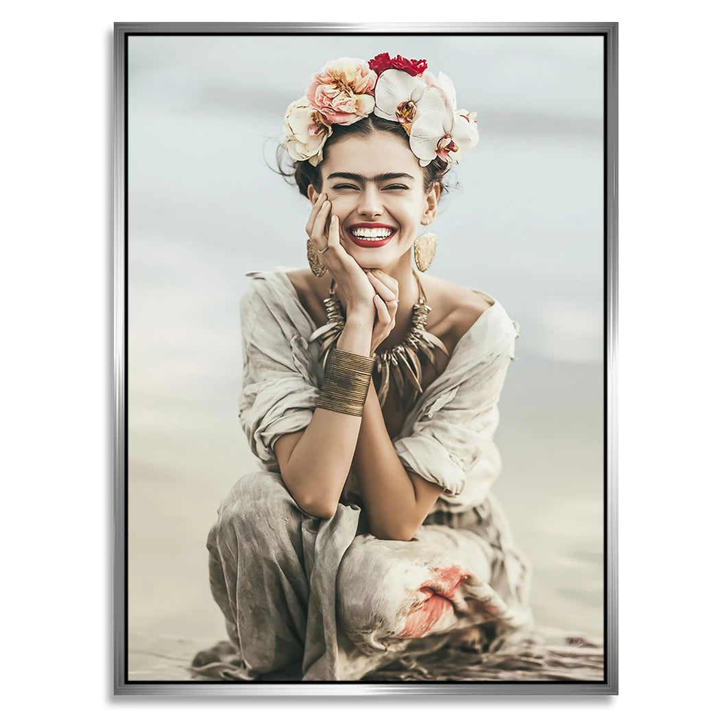Frida Kahlo Summer Alu Dibond Wandbild