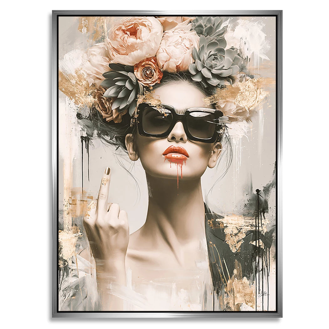 Frida Kahlo Statement Alu Dibond Wandbild