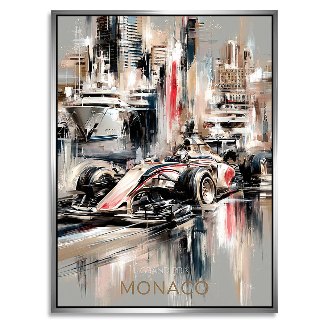 Monaco Formula Alu Dibond Wandbild