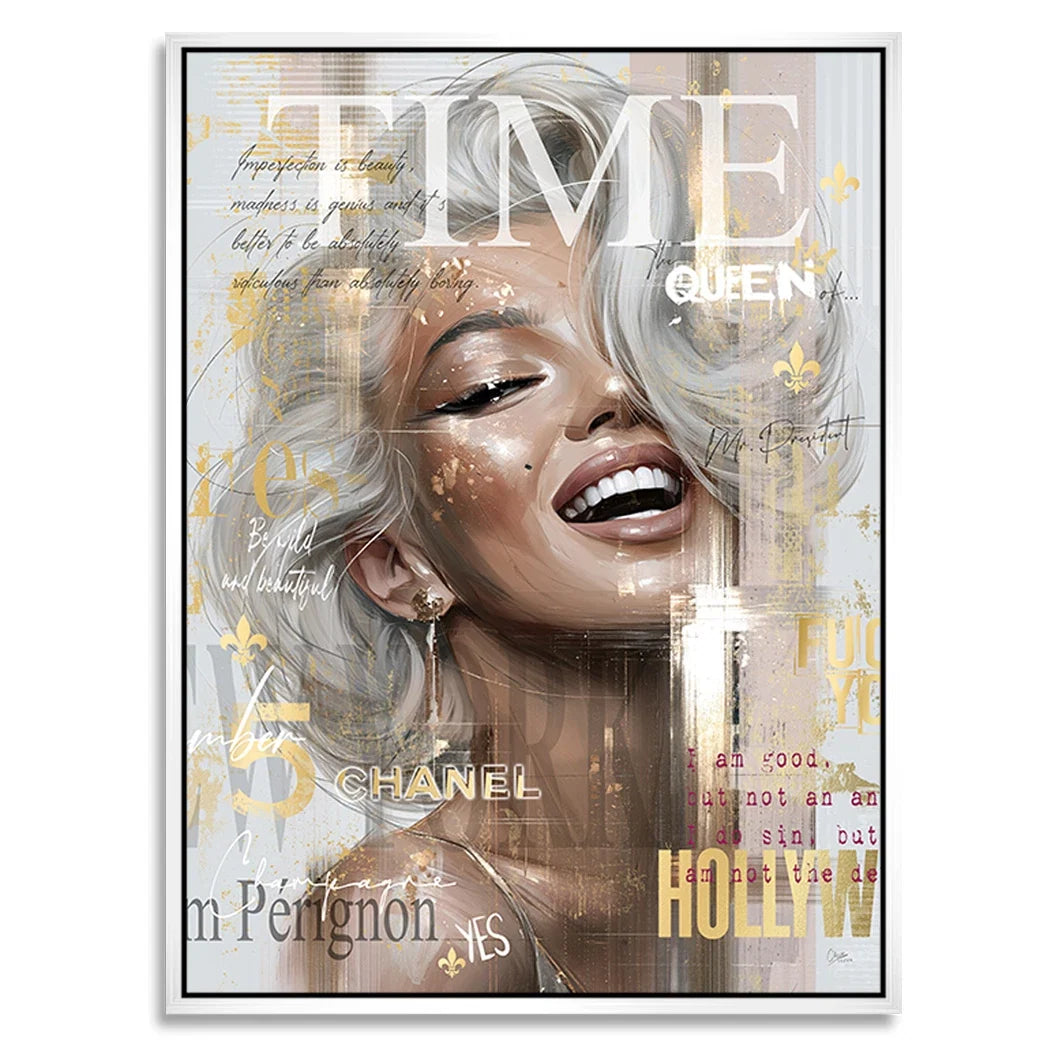Marilyn Monroe Cover Alu Dibond Wandbild