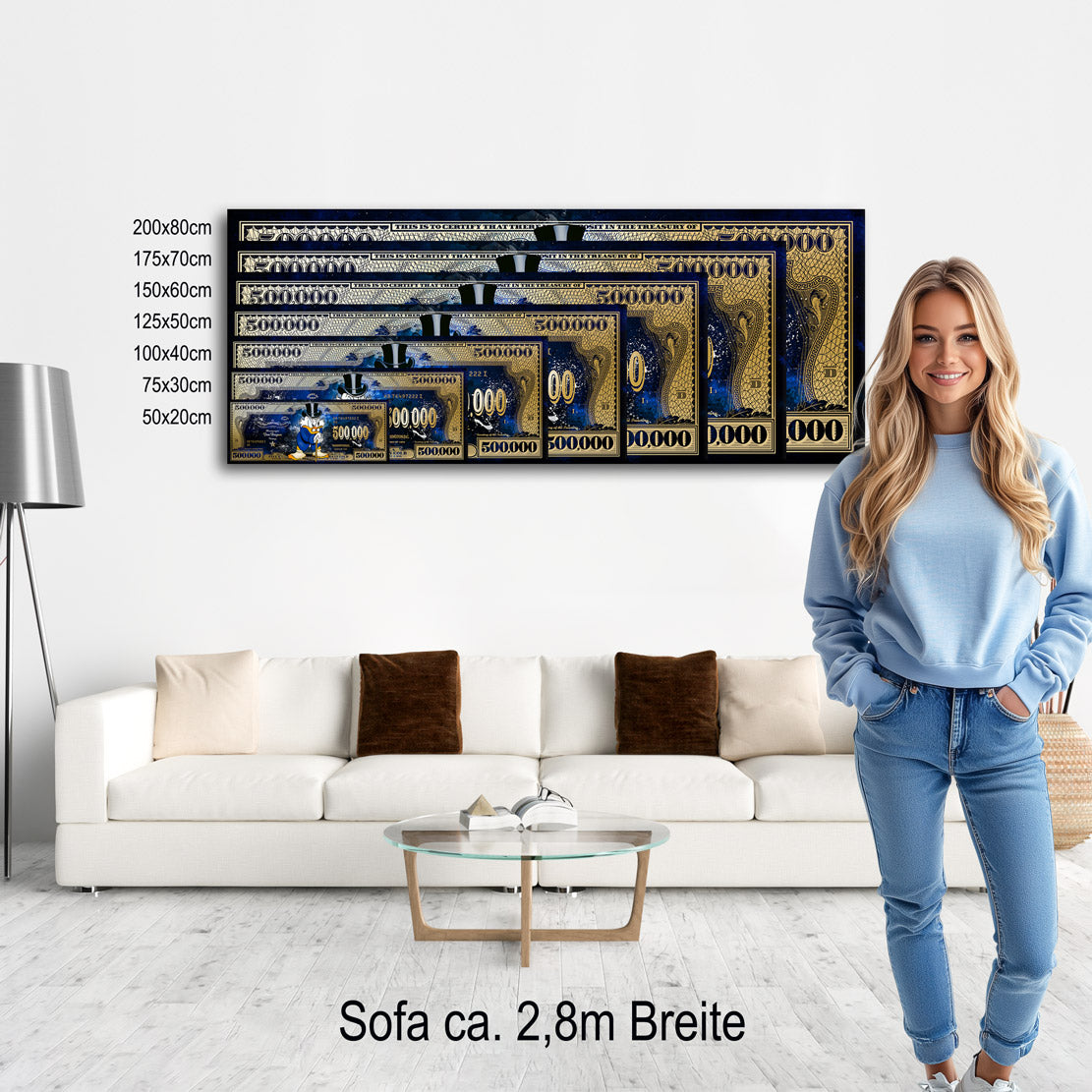 Scarface Million Dollar Prestige Acrylglas Bild