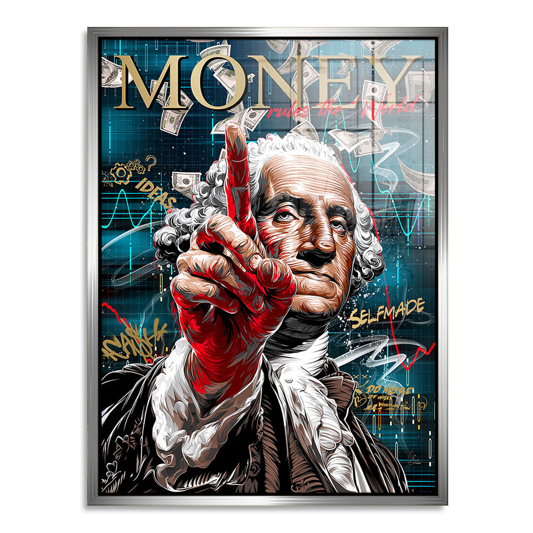 Code of Money auf Blattgold Bild kunstgestalten-24
