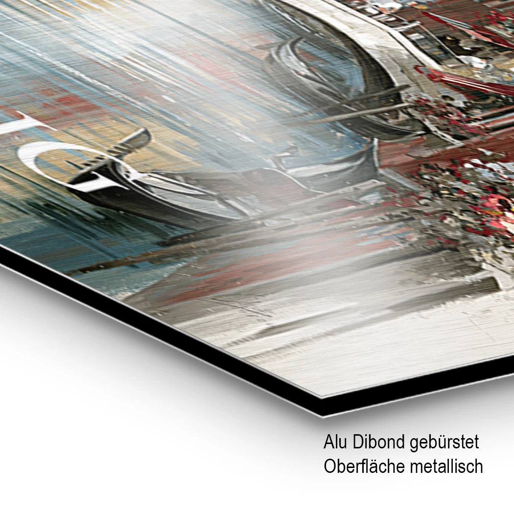 Venedig Serenata Aluminiumbild gebürstet