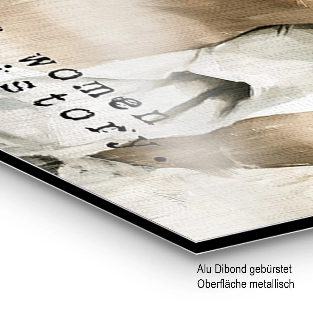 Marilyn Monroe Rebell Aluminiumbild gebürstet