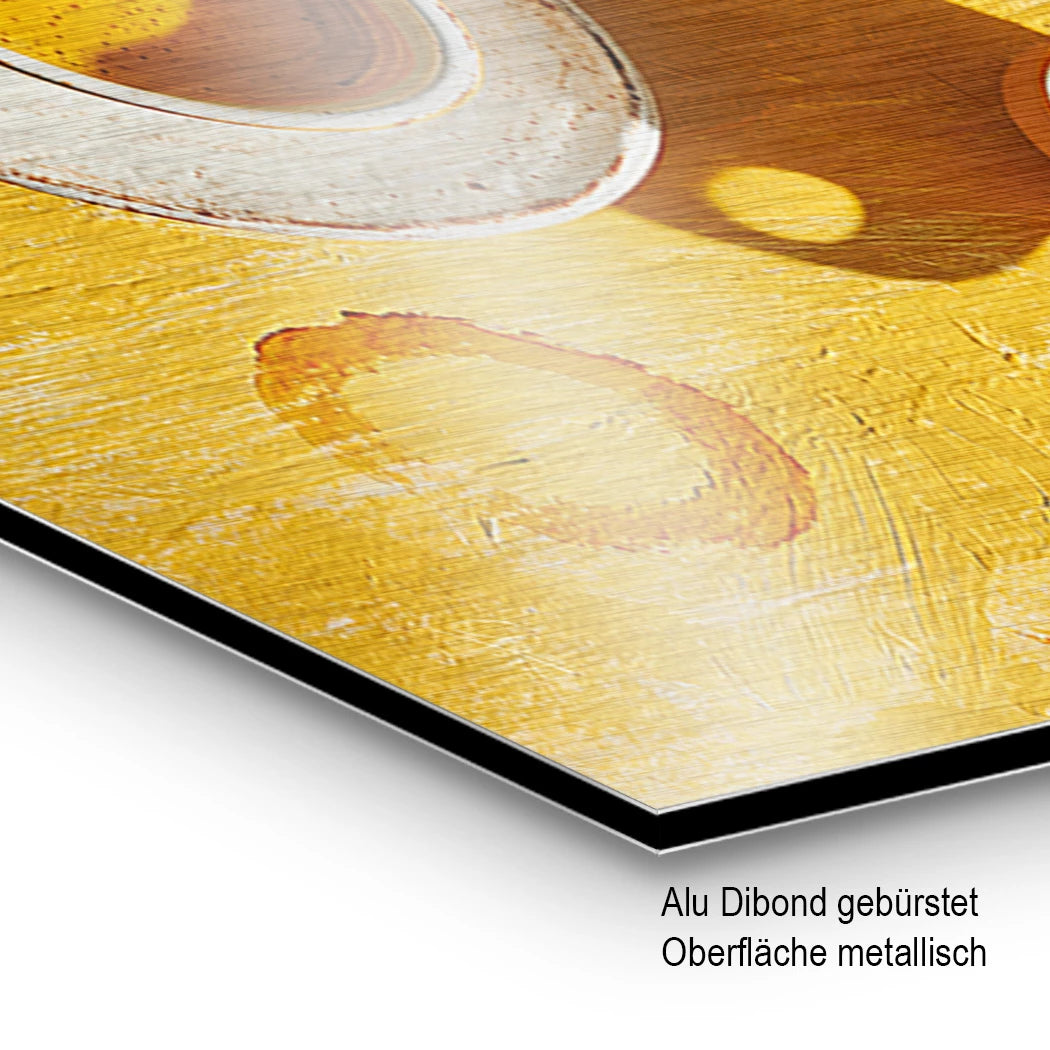 Espresso Atelier Aluminiumbild gebürstet