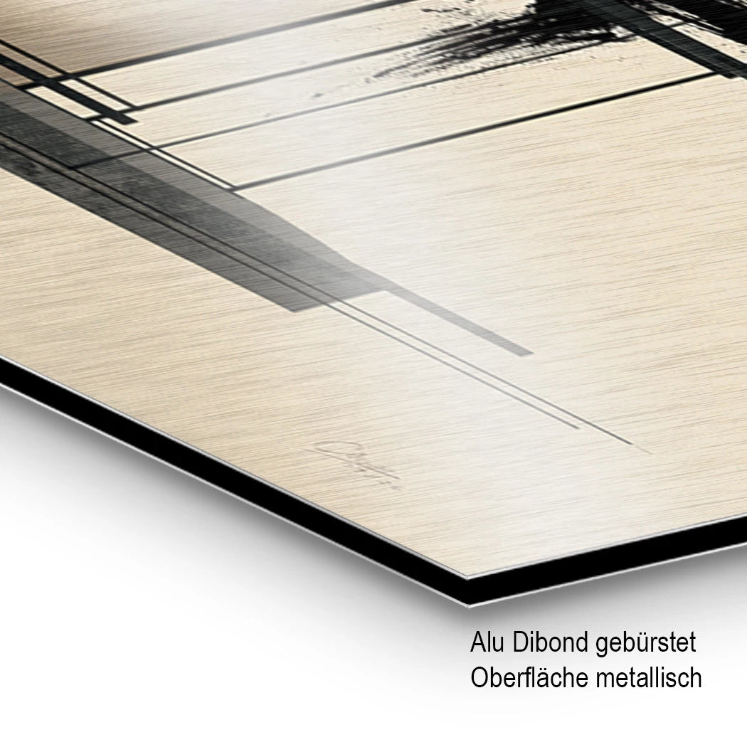 Hemisphere Aluminiumbild gebürstet