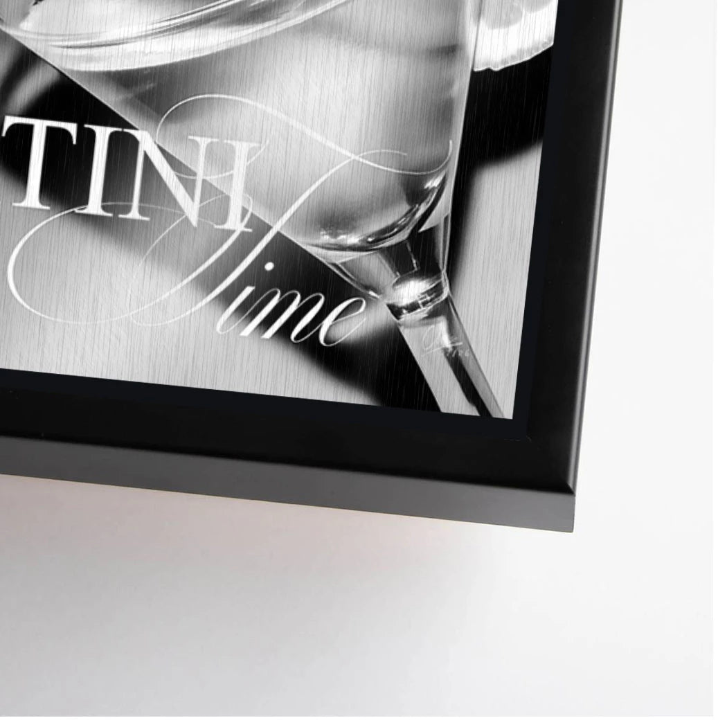 Martini Midnight Aluminiumbild gebürstet