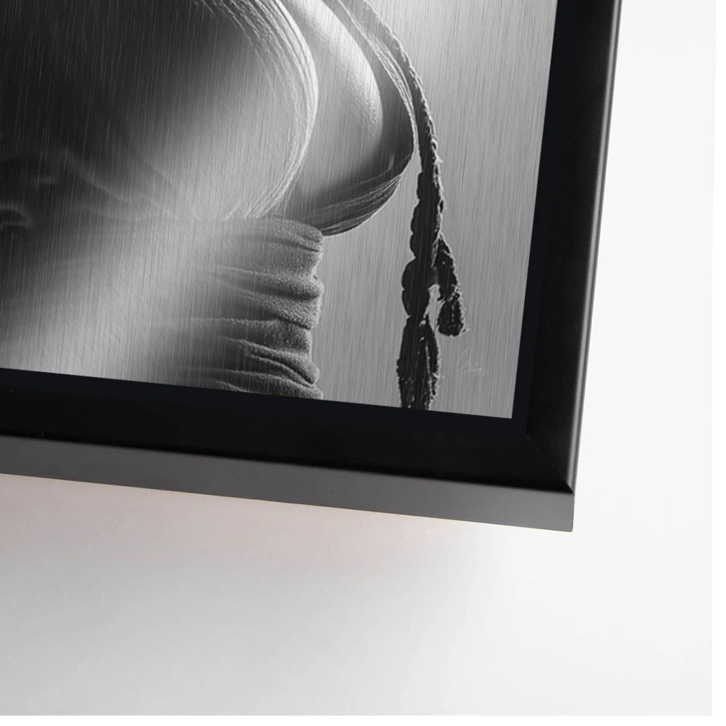 Katana Queen Aluminiumbild gebürstet