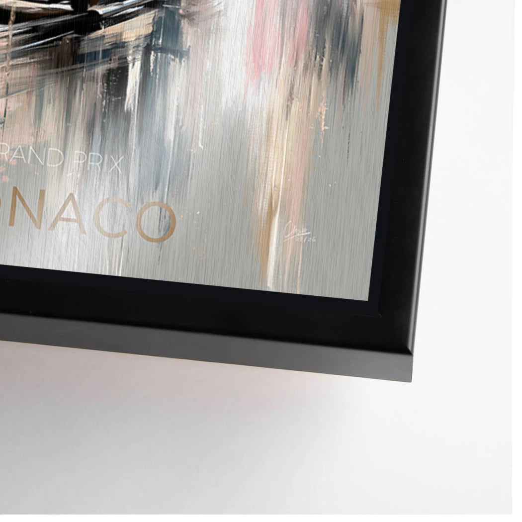 Monaco Formula Aluminiumbild gebürstet