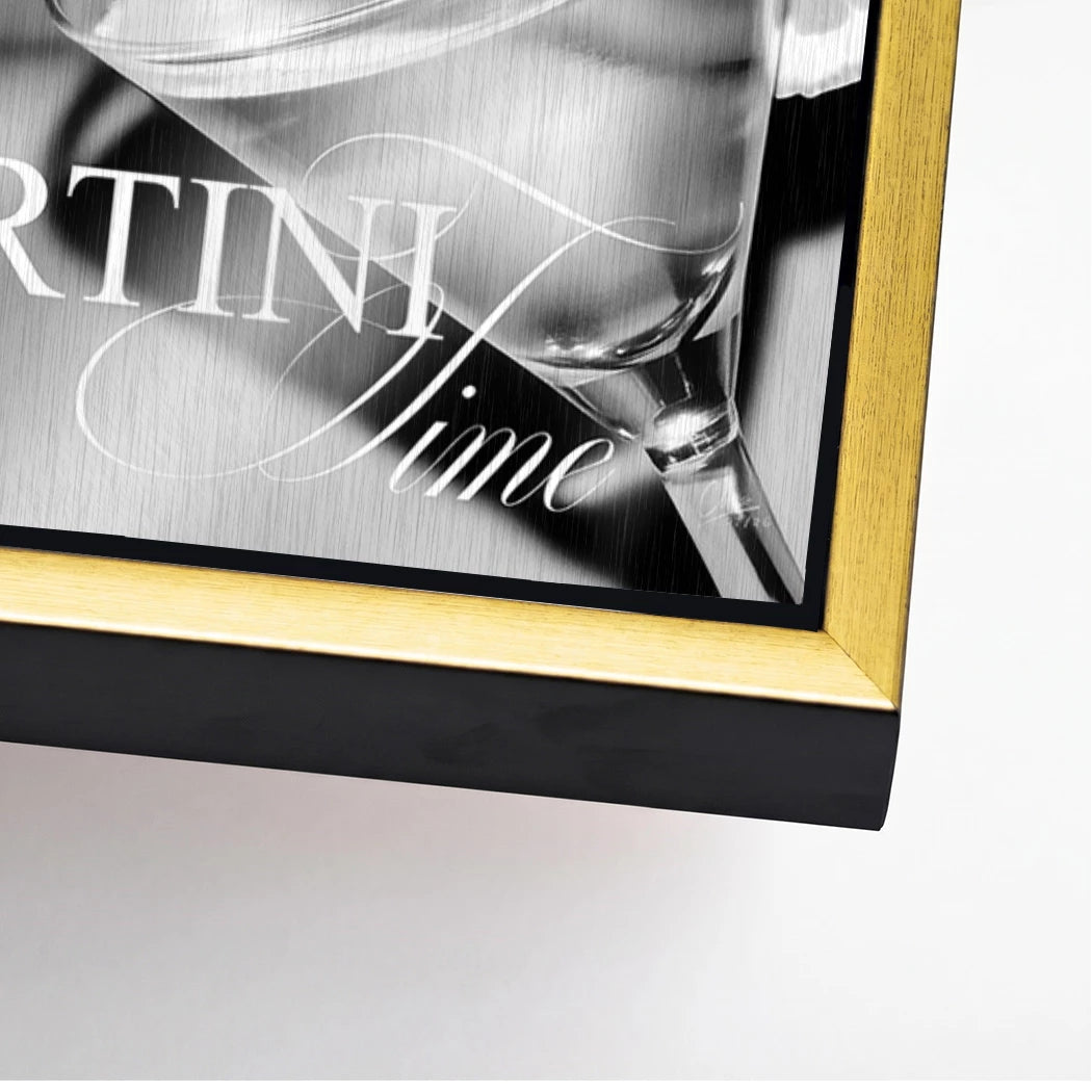 Martini Midnight Aluminiumbild gebürstet
