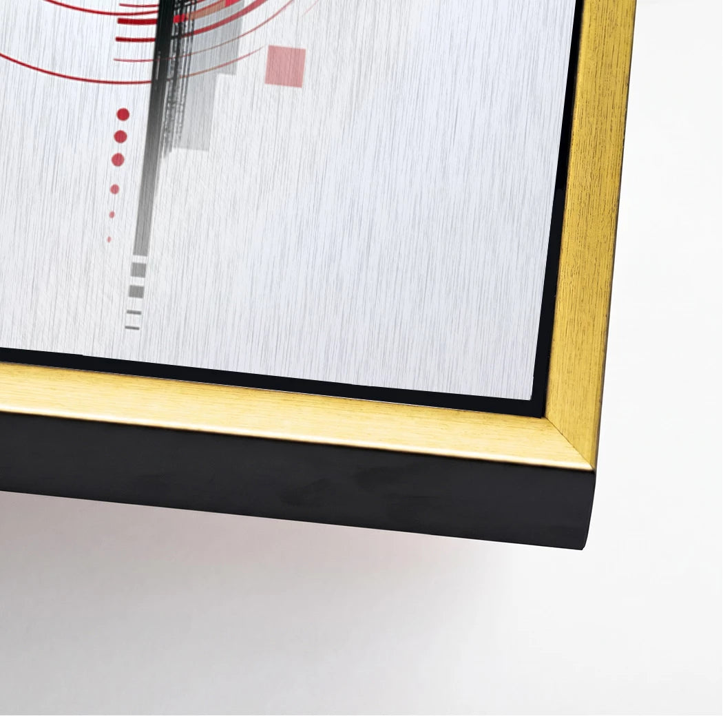 Zen Geometrie Aluminiumbild gebürstet