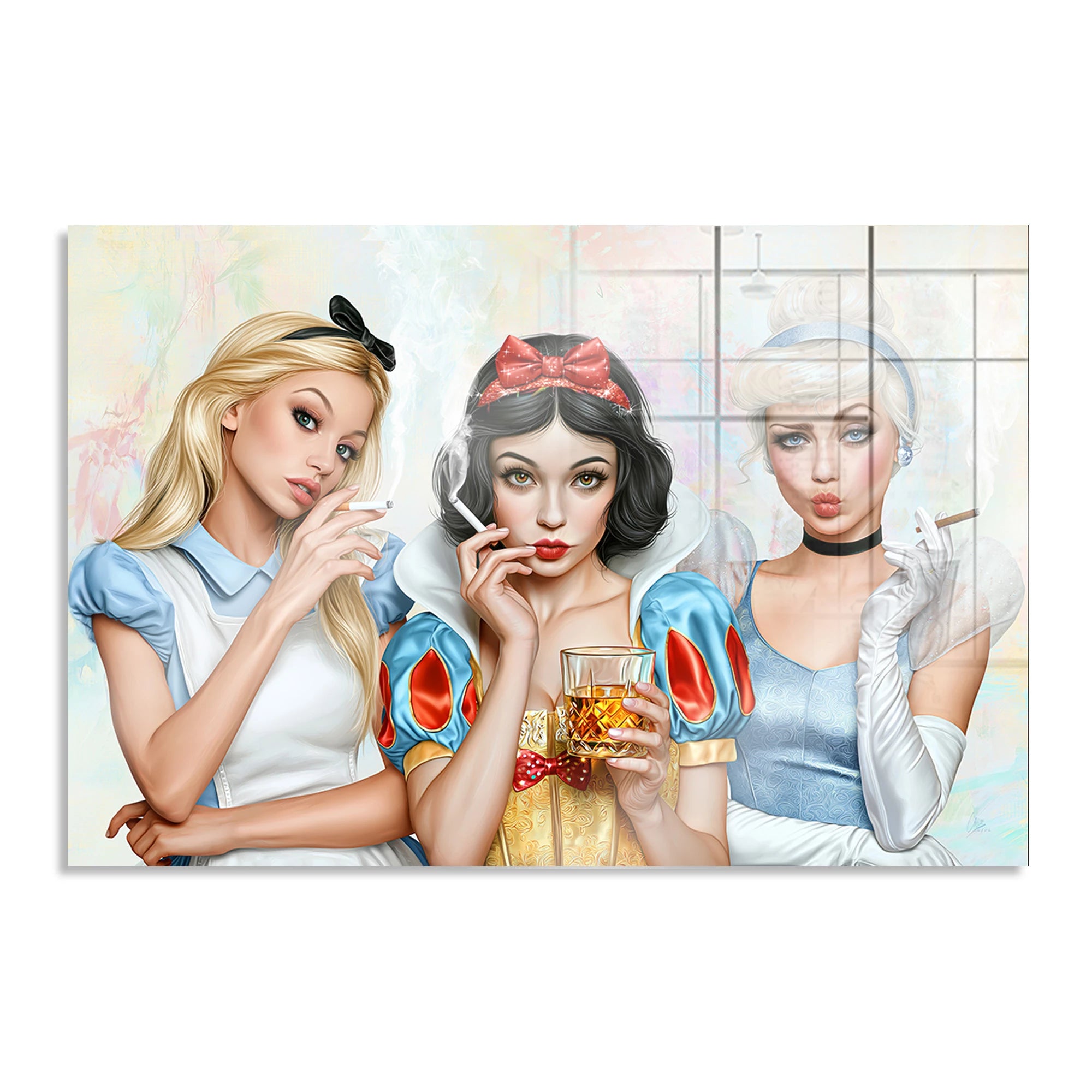 Cinderella & Co. Aluminiumbild gebürstet