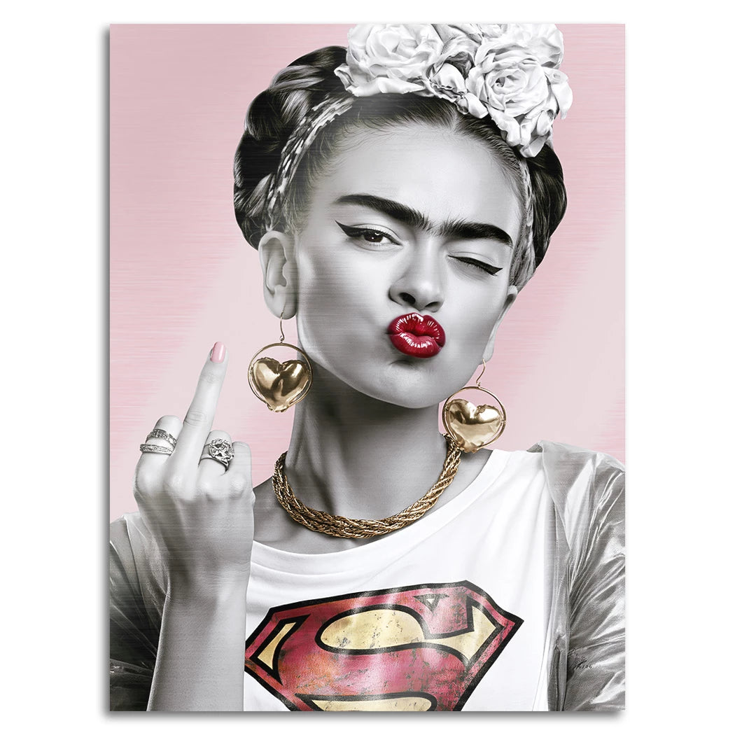 Frida Suprema Aluminiumbild gebürstet