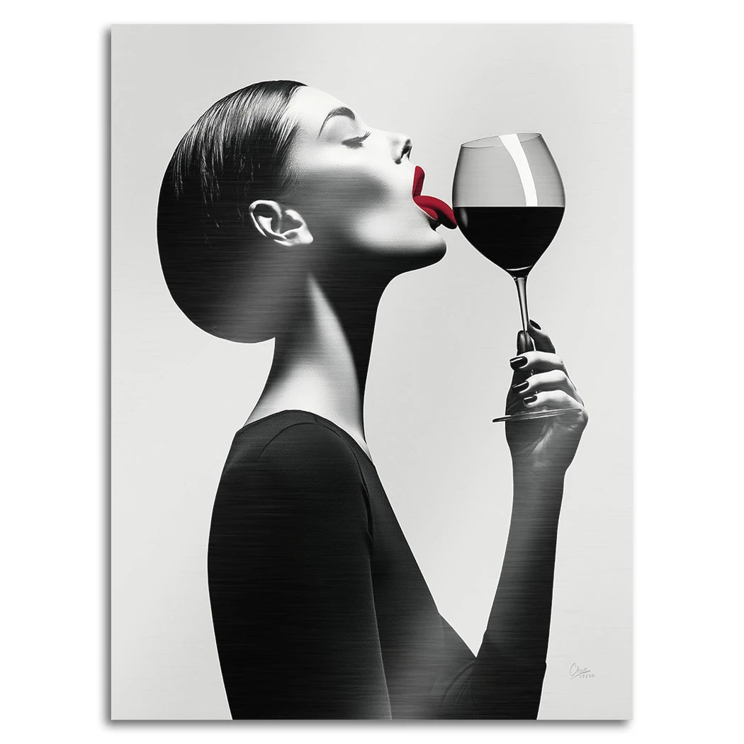 Wine Affair Aluminiumbild gebürstet