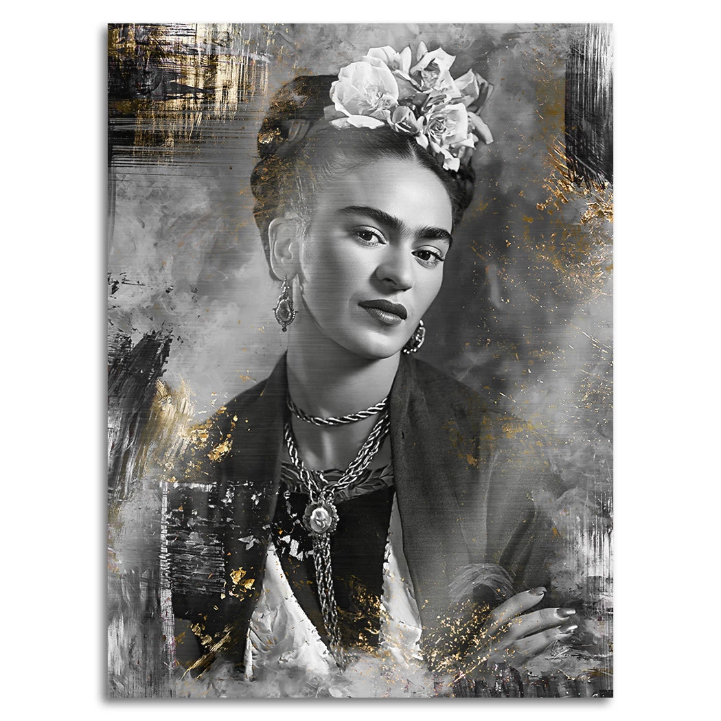 Frida Kahlo Velvet Aluminiumbild gebürstet