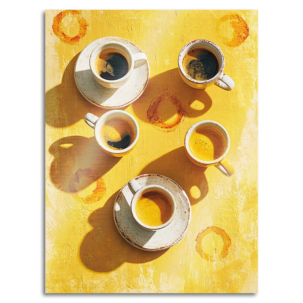 Espresso Atelier Aluminiumbild gebürstet