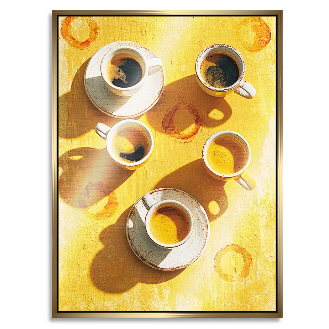 Espresso Atelier Aluminiumbild gebürstet