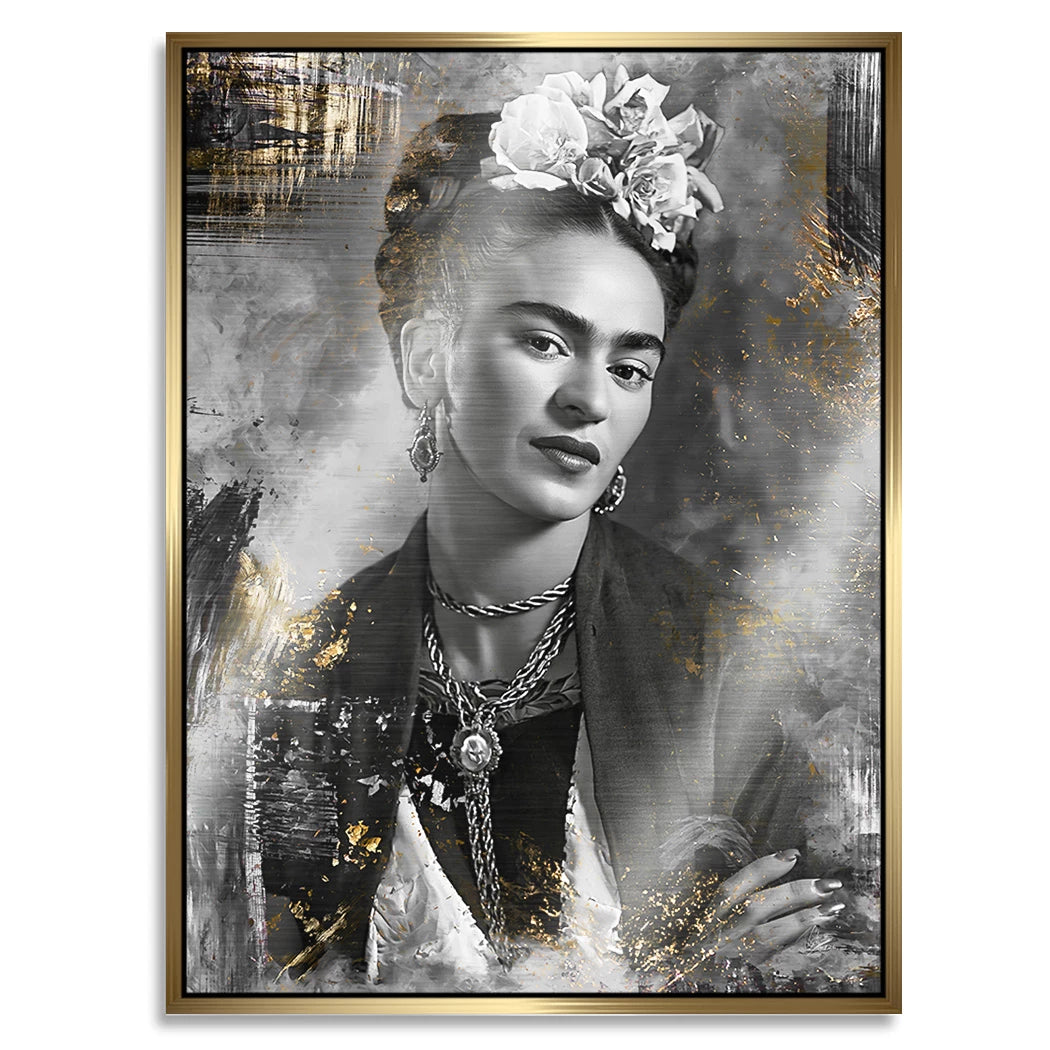 Frida Kahlo Velvet Aluminiumbild gebürstet