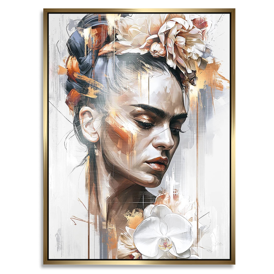 Frida Kahlo Poesie Aluminiumbild gebürstet