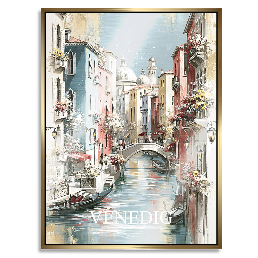 Venedig Serenata Aluminiumbild gebürstet
