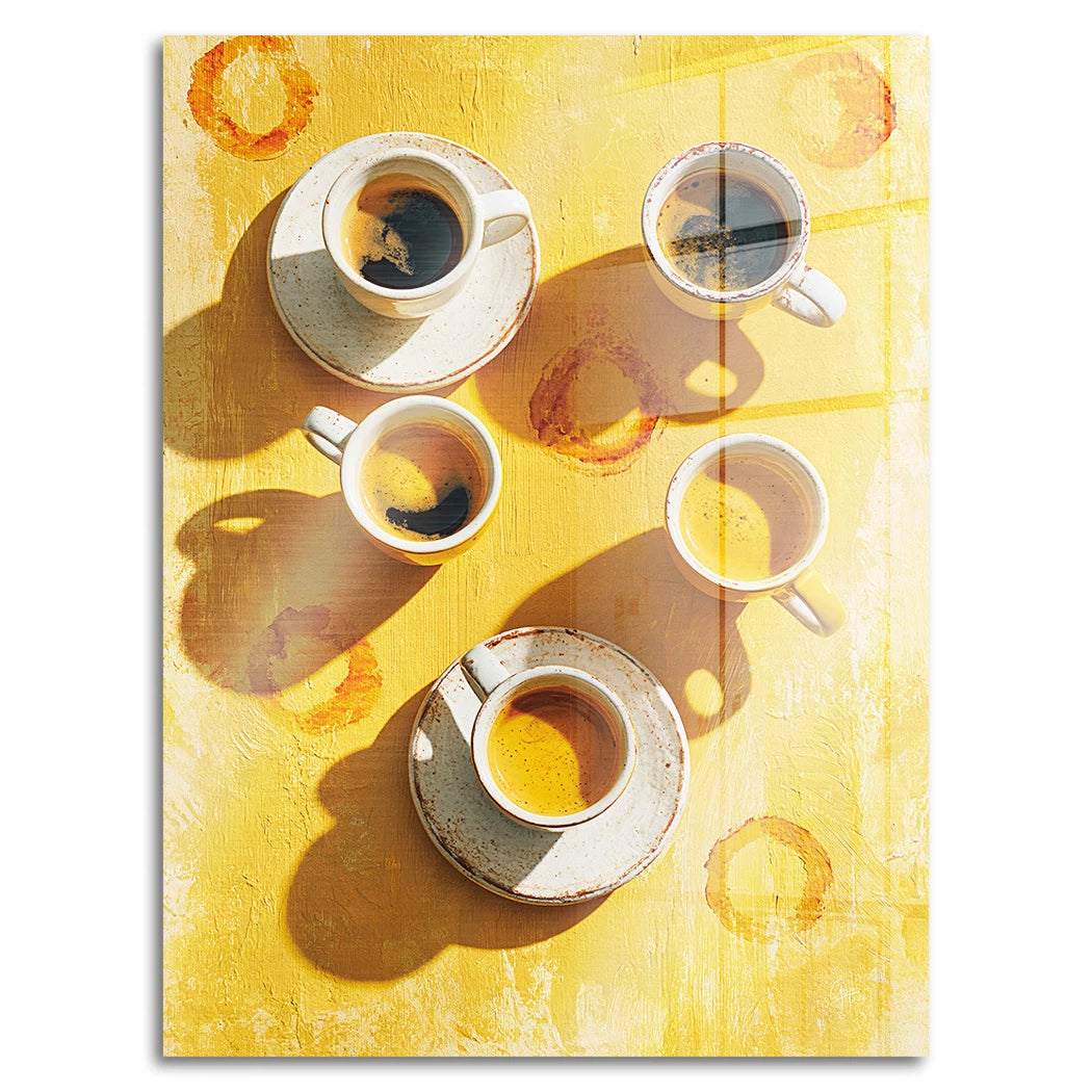 Espresso Atelier Aluminiumbild gebürstet