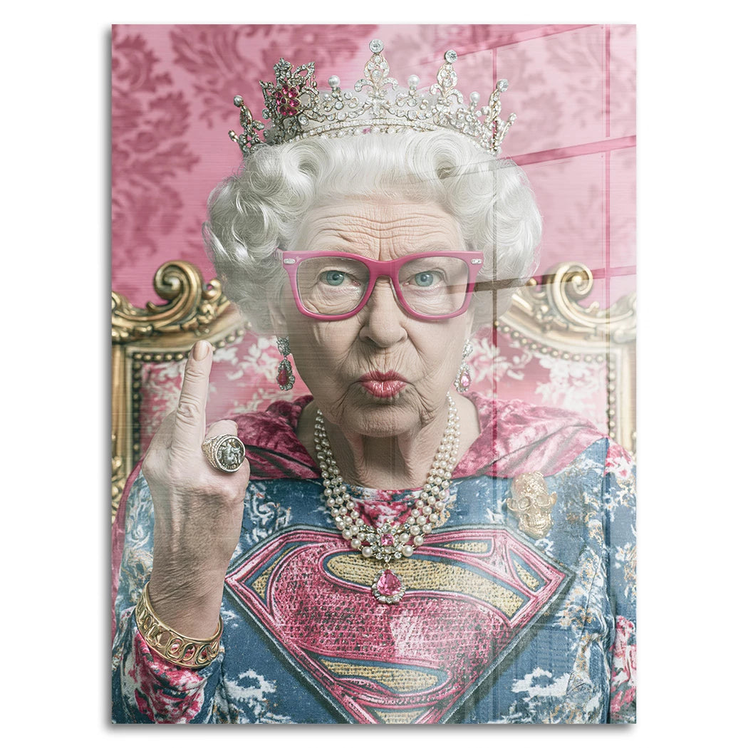 Queen Royale Aluminiumbild gebürstet