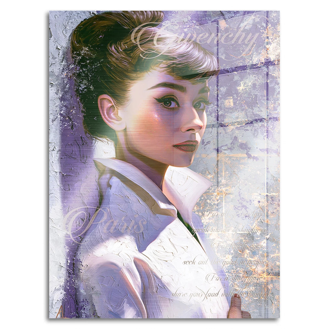 Audrey Couture Aluminiumbild gebürstet