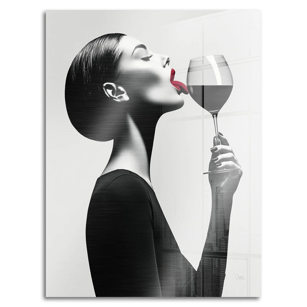 Wine Affair Aluminiumbild gebürstet