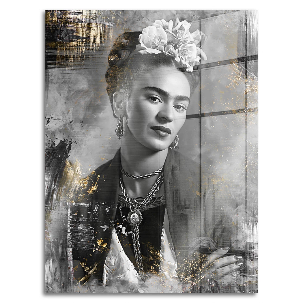 Frida Kahlo Velvet Aluminiumbild gebürstet
