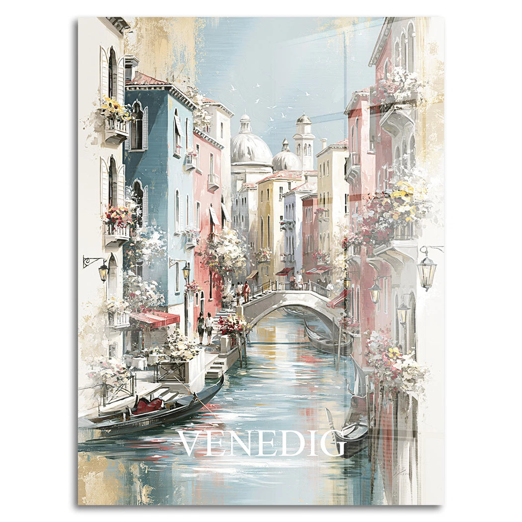 Venedig Serenata Aluminiumbild gebürstet