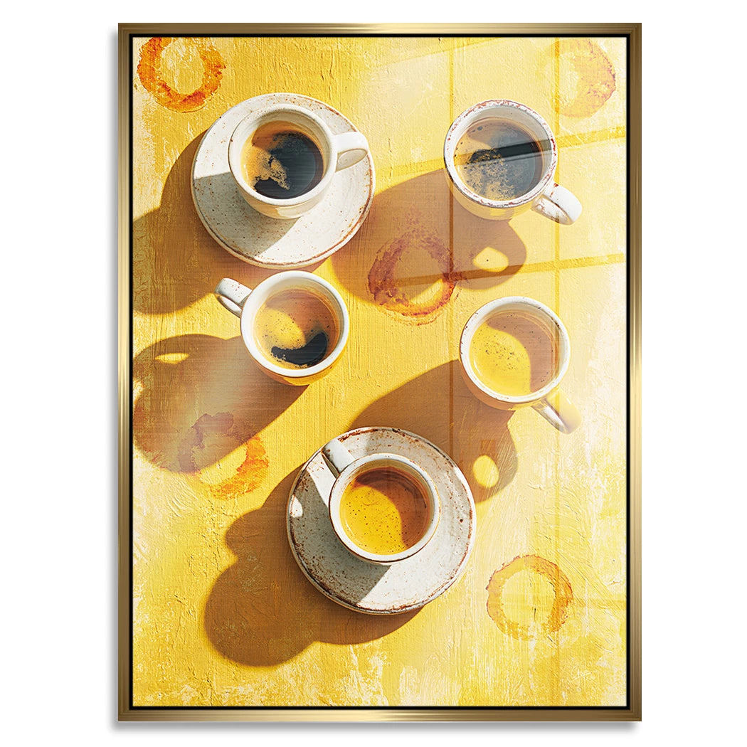 Espresso Atelier Aluminiumbild gebürstet