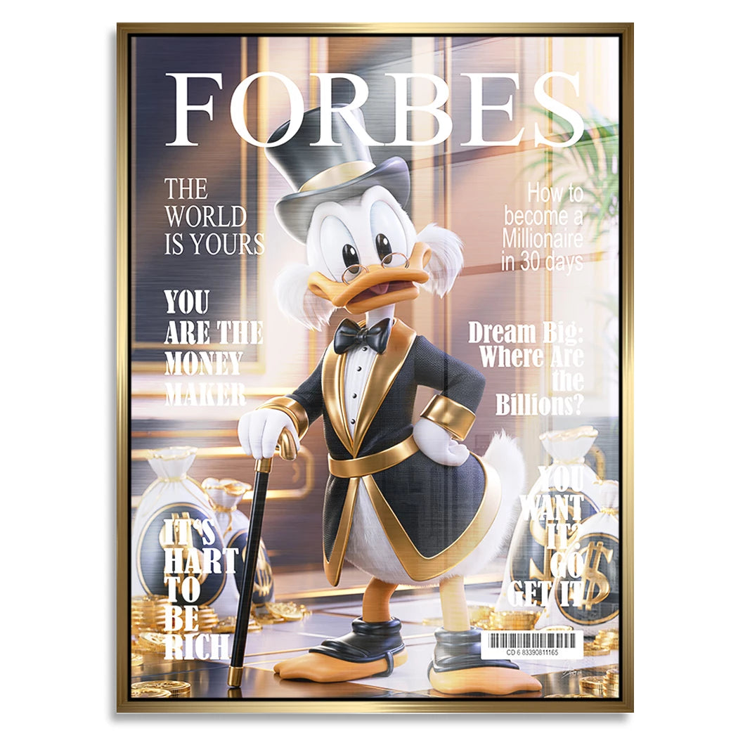 Forbes Dagobert Time Aluminiumbild gebürstet