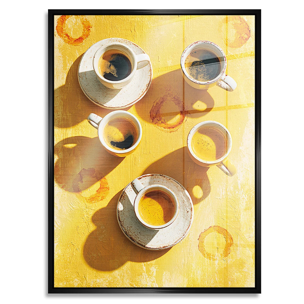 Espresso Atelier Aluminiumbild gebürstet
