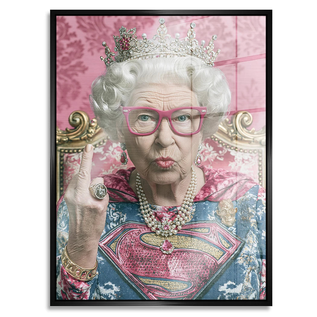 Queen Royale Aluminiumbild gebürstet