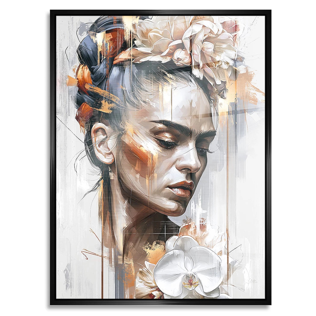 Frida Kahlo Poesie Aluminiumbild gebürstet