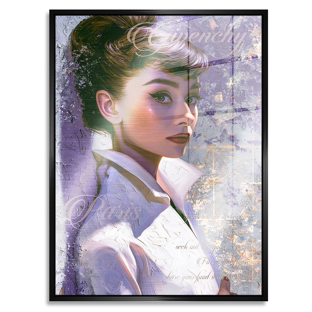 Audrey Couture Aluminiumbild gebürstet