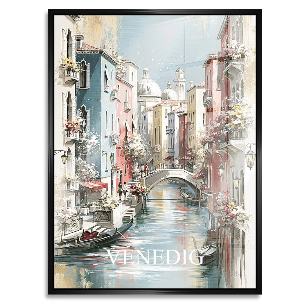 Venedig Serenata Aluminiumbild gebürstet