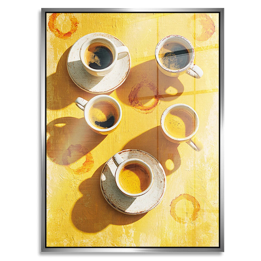 Espresso Atelier Aluminiumbild gebürstet