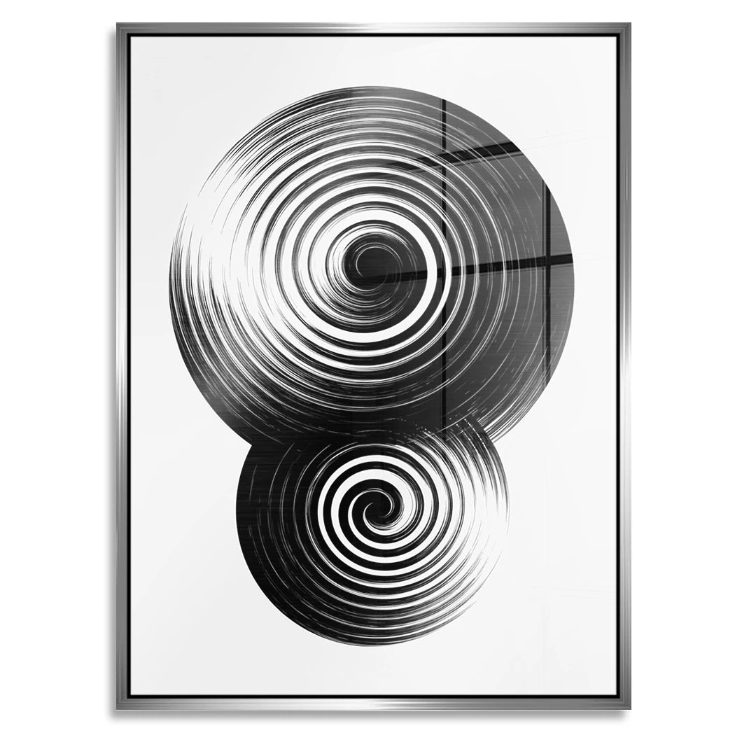 Spiral Harmonie Aluminiumbild gebürstet