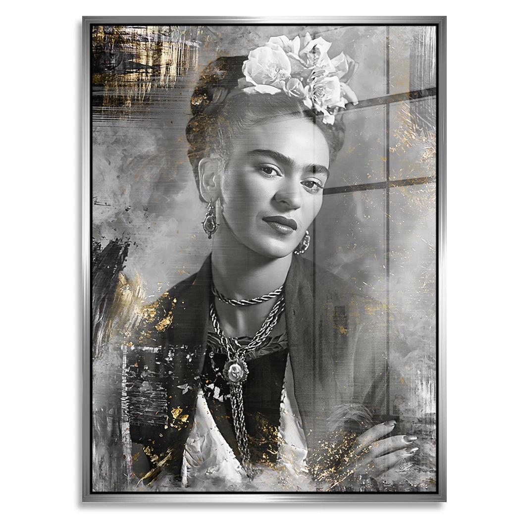 Frida Kahlo Velvet Aluminiumbild gebürstet
