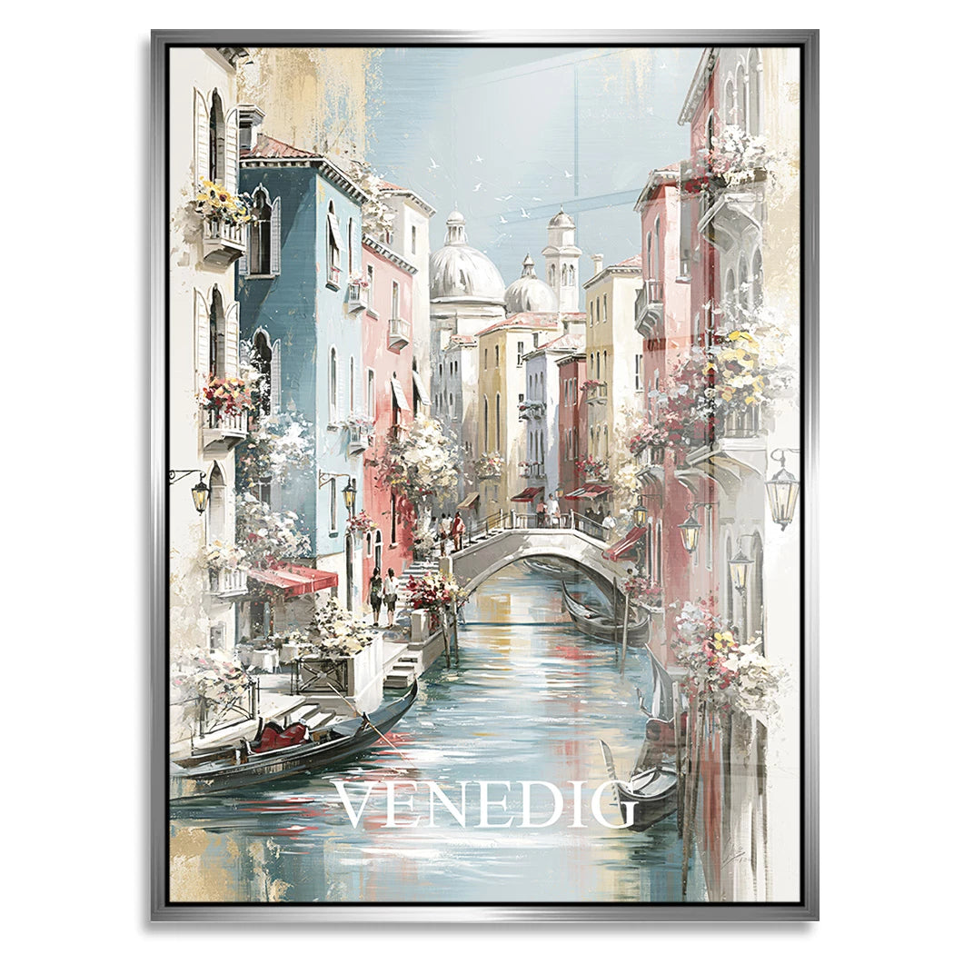 Venedig Serenata Aluminiumbild gebürstet