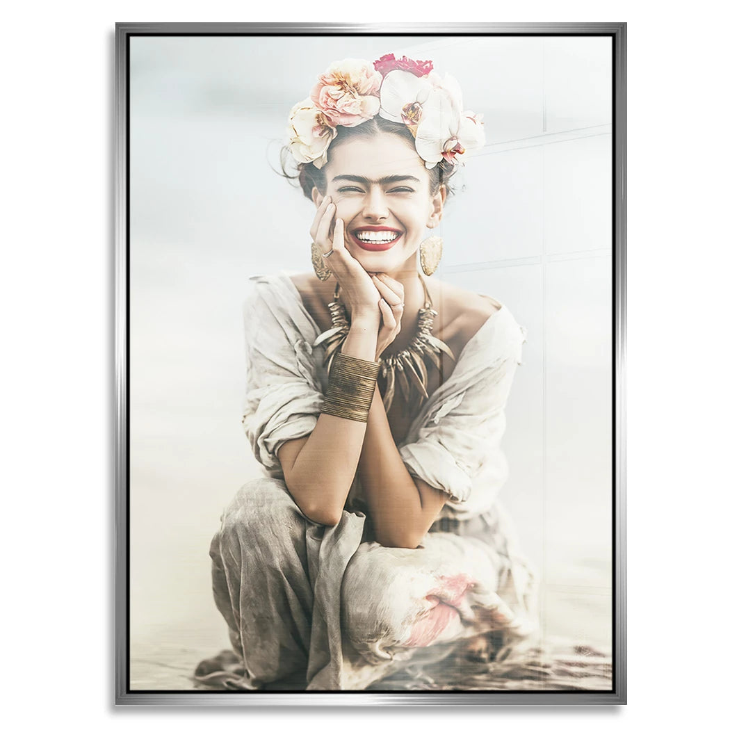 Frida Kahlo Summer Aluminiumbild gebürstet