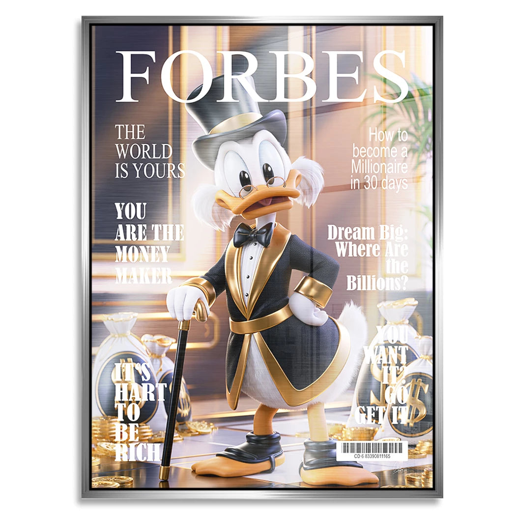 Forbes Dagobert Time Aluminiumbild gebürstet