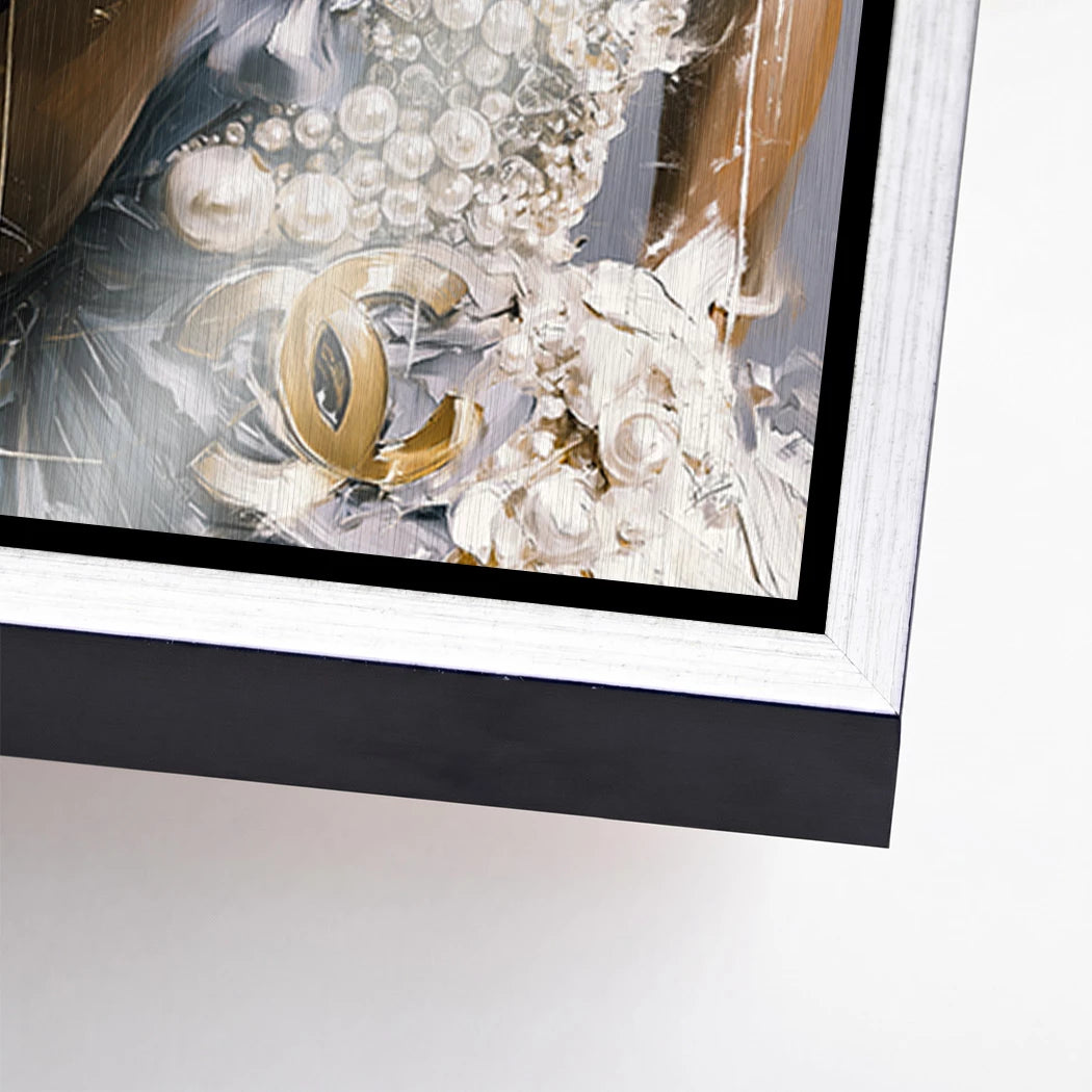 Marilyn Monroe Deluxe Aluminiumbild gebürstet