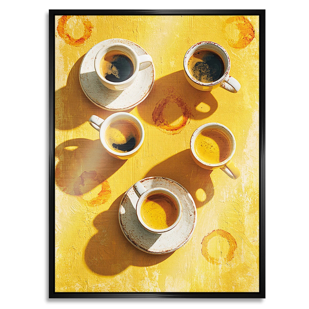Espresso Atelier Aluminiumbild gebürstet