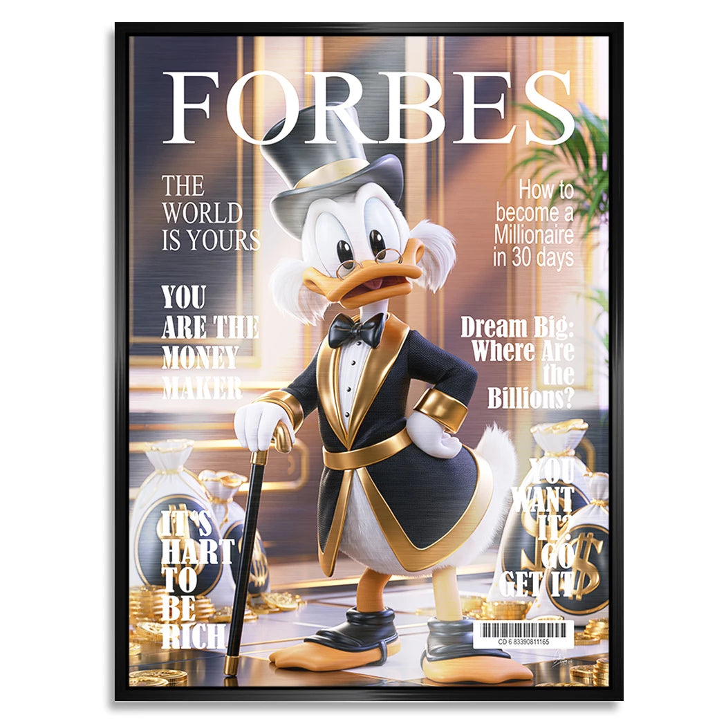 Forbes Dagobert Time Aluminiumbild gebürstet