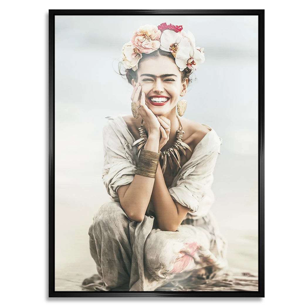 Frida Kahlo Summer Aluminiumbild gebürstet