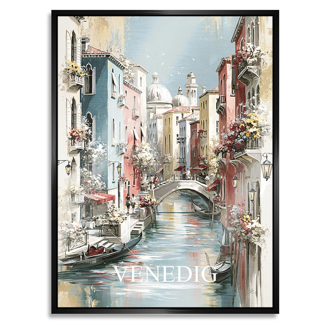 Venedig Serenata Aluminiumbild gebürstet