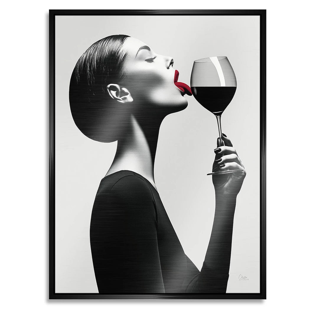 Wine Affair Aluminiumbild gebürstet